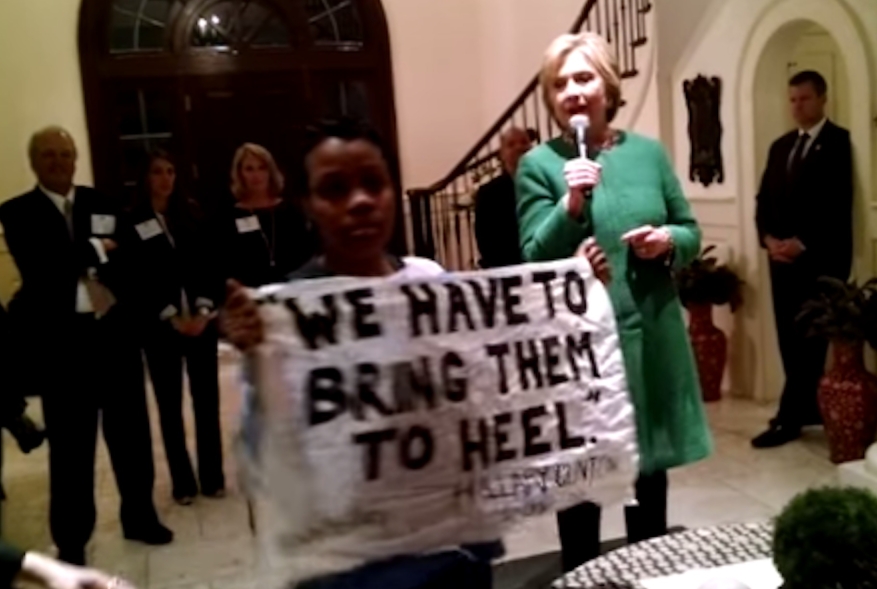 #BlackLivesMatter Activist Asks Hillary for Apology for Mass Incarceration at Fundraiser
